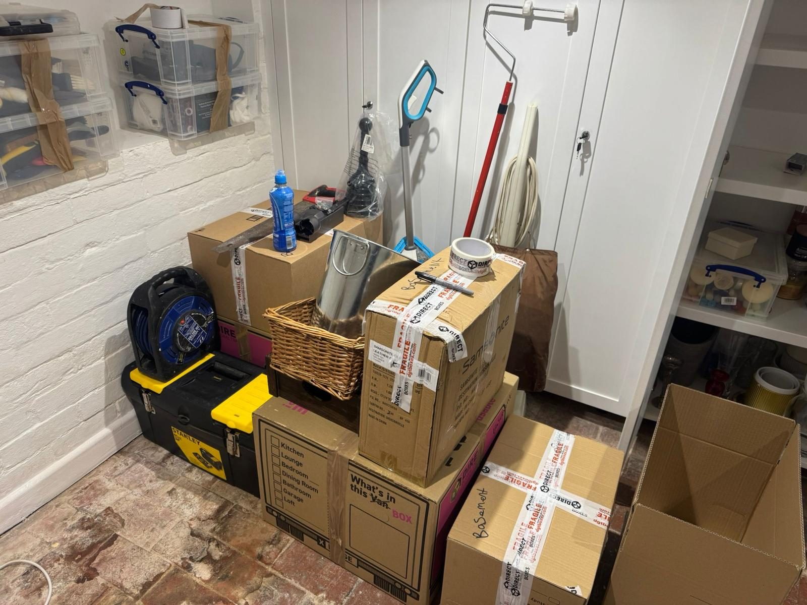 Every room boxed and labelled for a Bracknell move